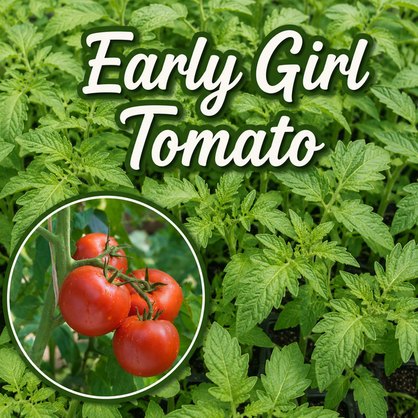 Early Girl (F1) Tomato Live Plant Starters - 4 Seedlings