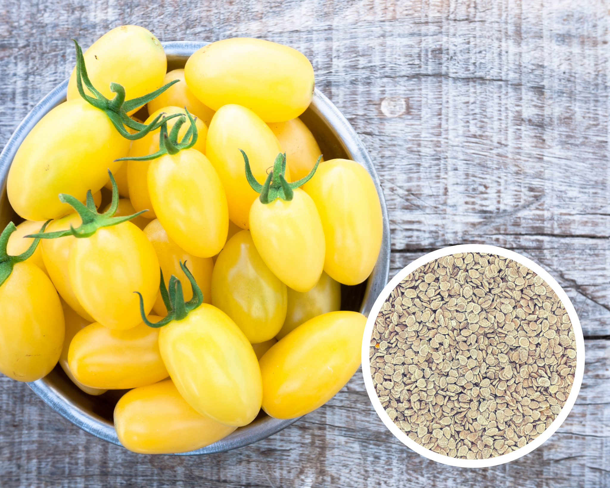 Yellow Plum Tomato Seeds Heirloom Non-GMO (50+ Seeds)