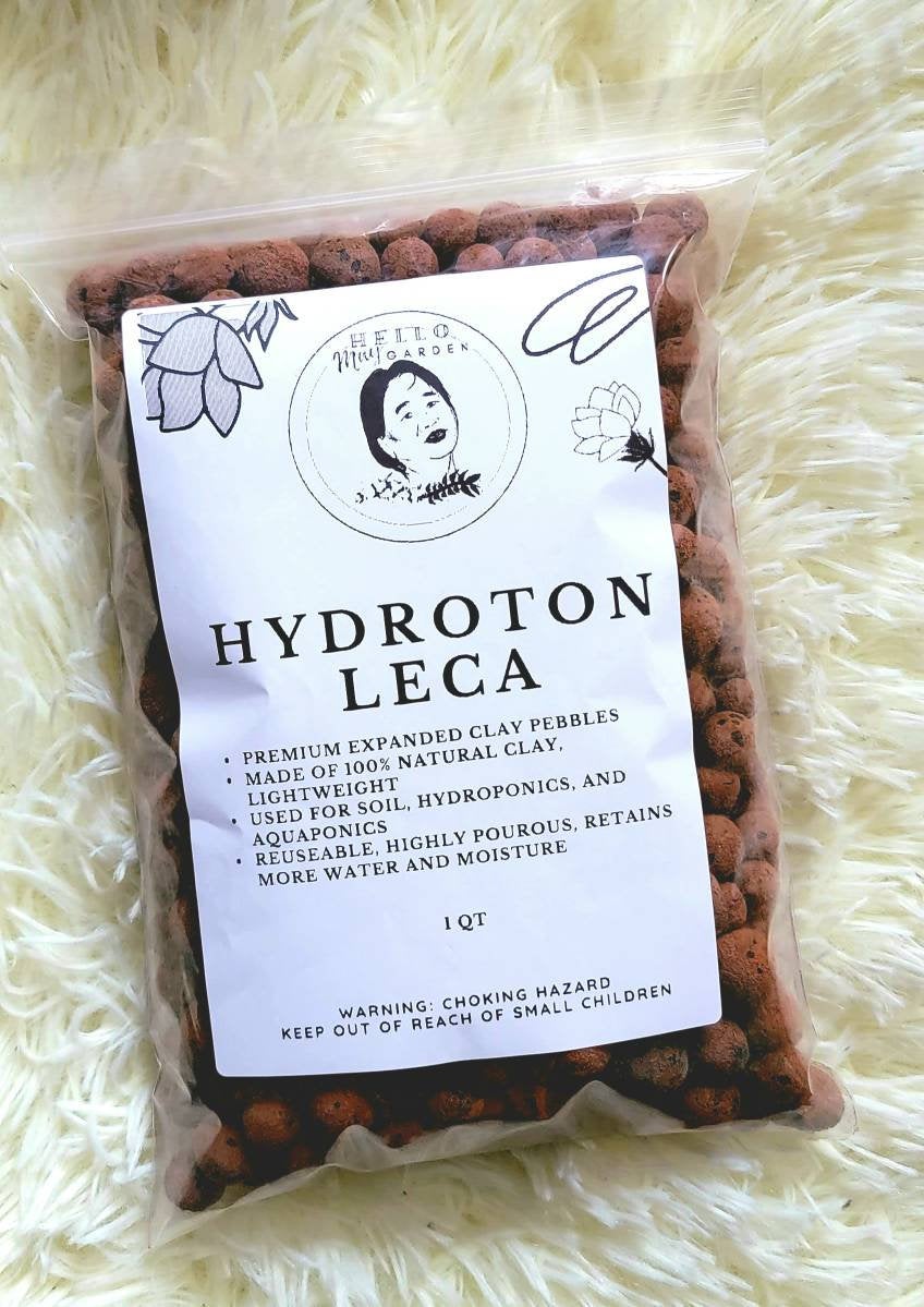 clay granules for plants Leca Hydroton Expanded Clay Pebbles – Hello May Garden